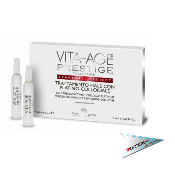 Bottega di Lunga Vita - VITA AGE PRESTIGE PLATINO COLLOIDALE (Conf. 7 fiale da 2,5 ml) - 